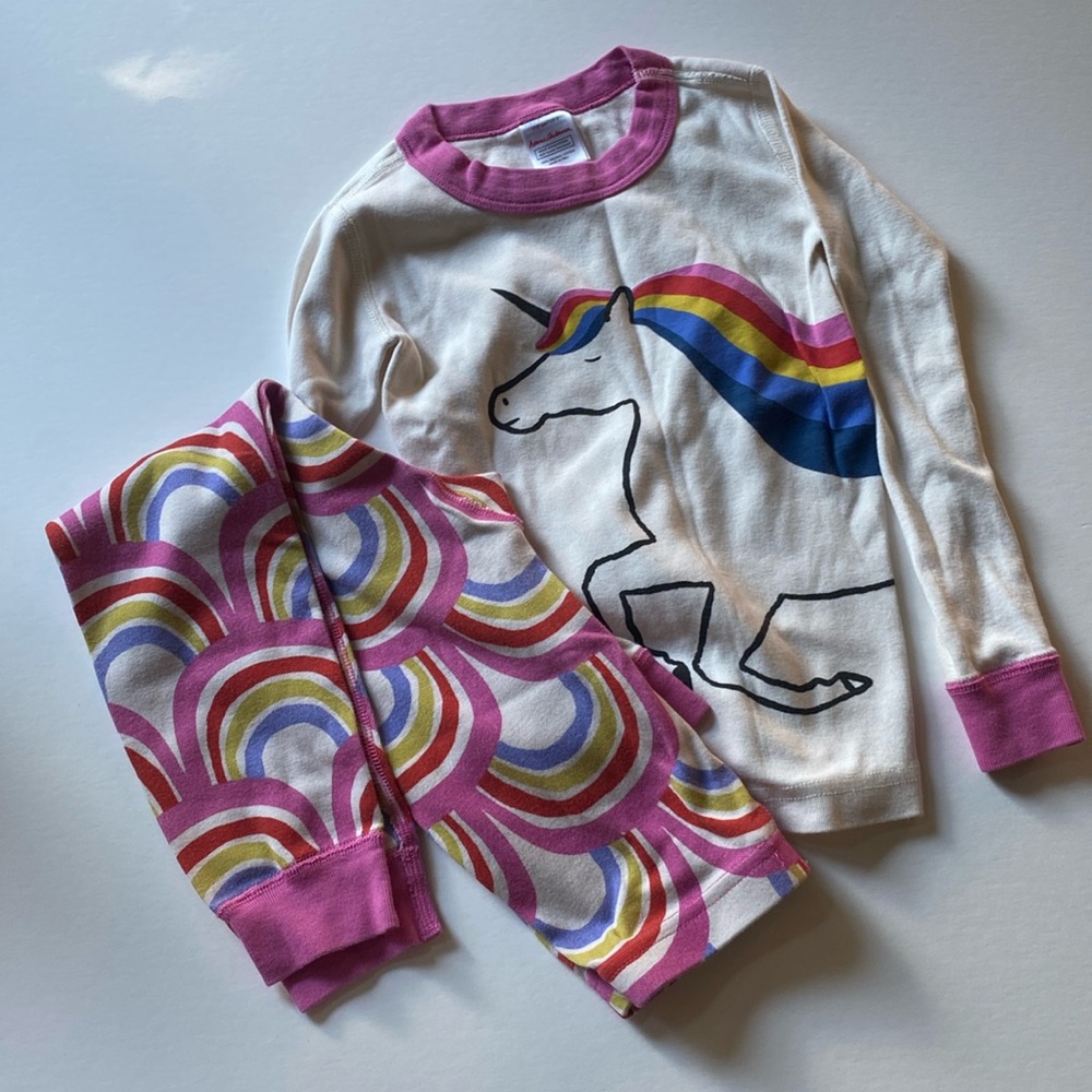 Unicorns and rainbows pajamas